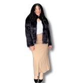 Chaqueta De Piel Corta